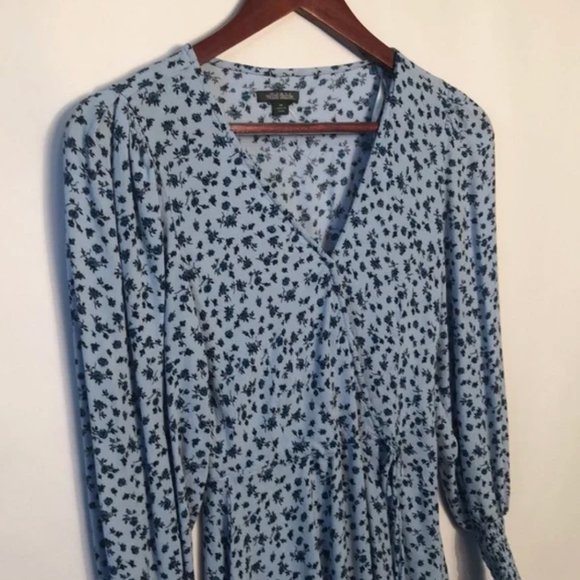 Wild Fable floral faux wrap dress szXS - Picture 5 of 11